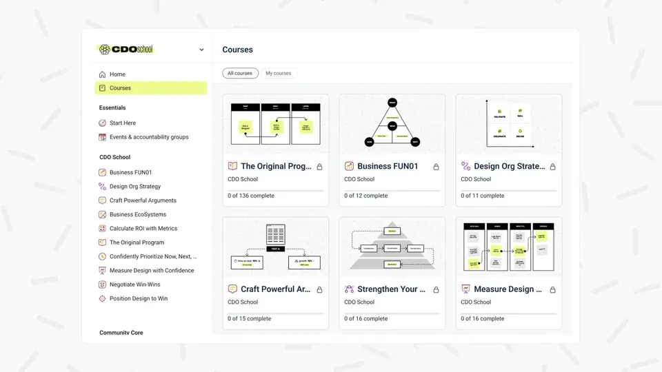 CDO School screenshot